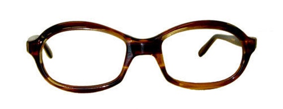 Vintage 1960s Mod Amber Eyeglass Frames Never Used - image 6