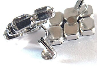 1950年代のヴィンテージクレイマーラインストーンイヤリング - Etsy 日本