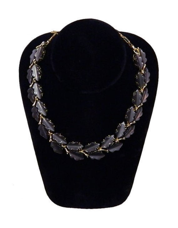 Vintage 1950's Oak Leaf Necklace by Lisner