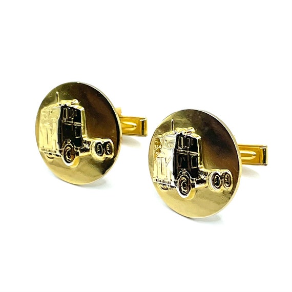 Vintage Semi Truck Cufflinks