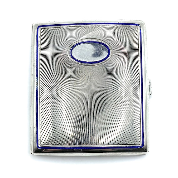 Vintage 900 Silver Cigarette Case Wallet - image 1