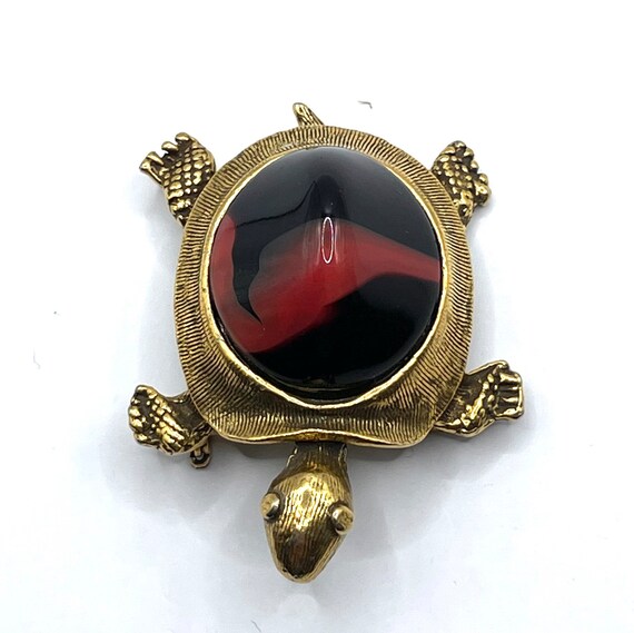 Vintage Original By Robert Turtle Brooch - image 7