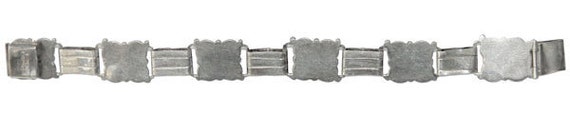 Vintage Sterling Chrysoprase Mexican Silver Brace… - image 6
