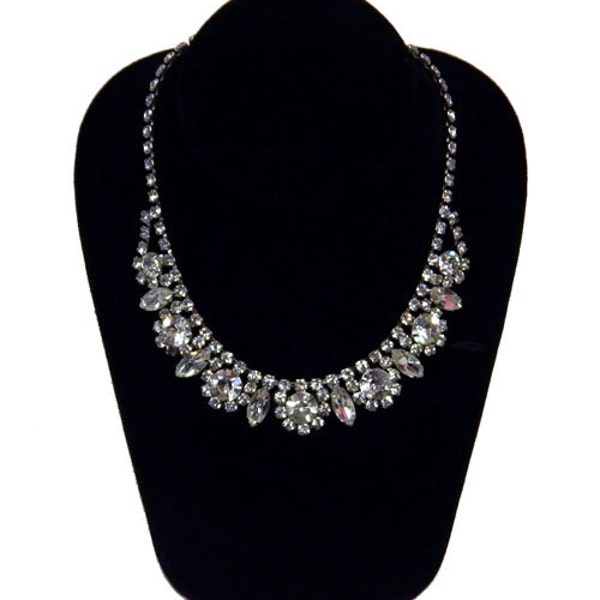 Vintage 1950's Weiss Rhinestone Necklace
