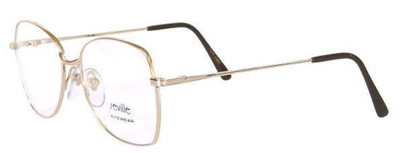 Vintage 1980s Gold Wire Eyeglasses Never Used Siz… - image 1