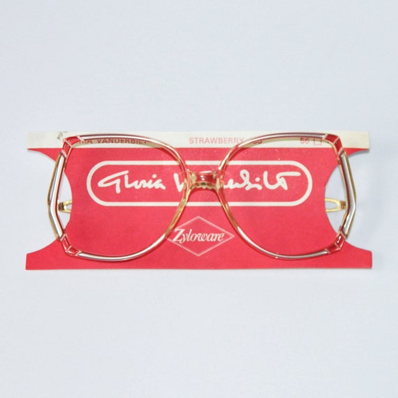 Vintage 1980s Raspberry Red Designer Eyeglass Fra… - image 10