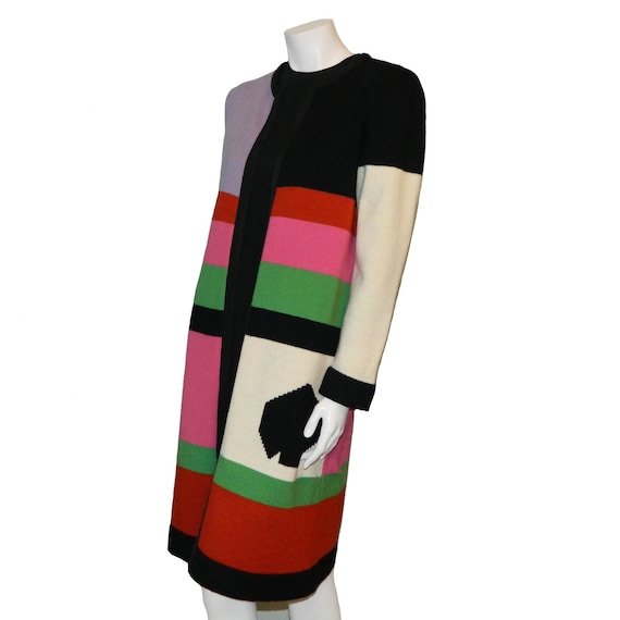 Vintage Mary McFadden Color Block Sweater - image 1