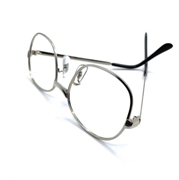 Vintage 1980s Silver Metal Eyeglass Frames Never … - image 9