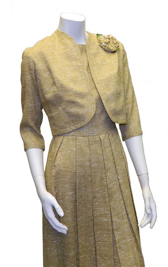 Vintage 1950s Dress and Jacket Combination Unworn 