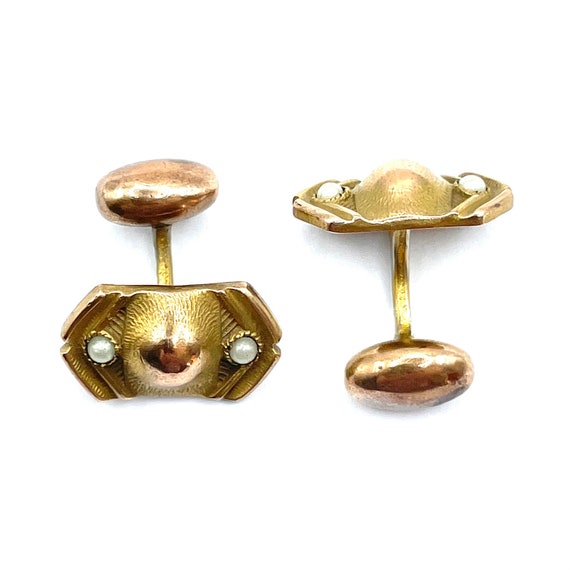 Antique Gold Filled Victorian Cufflinks - image 8