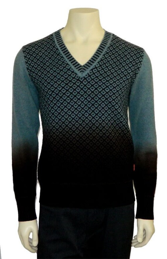 Vintage Hugo Boss V Neck Sweater Size Medium
