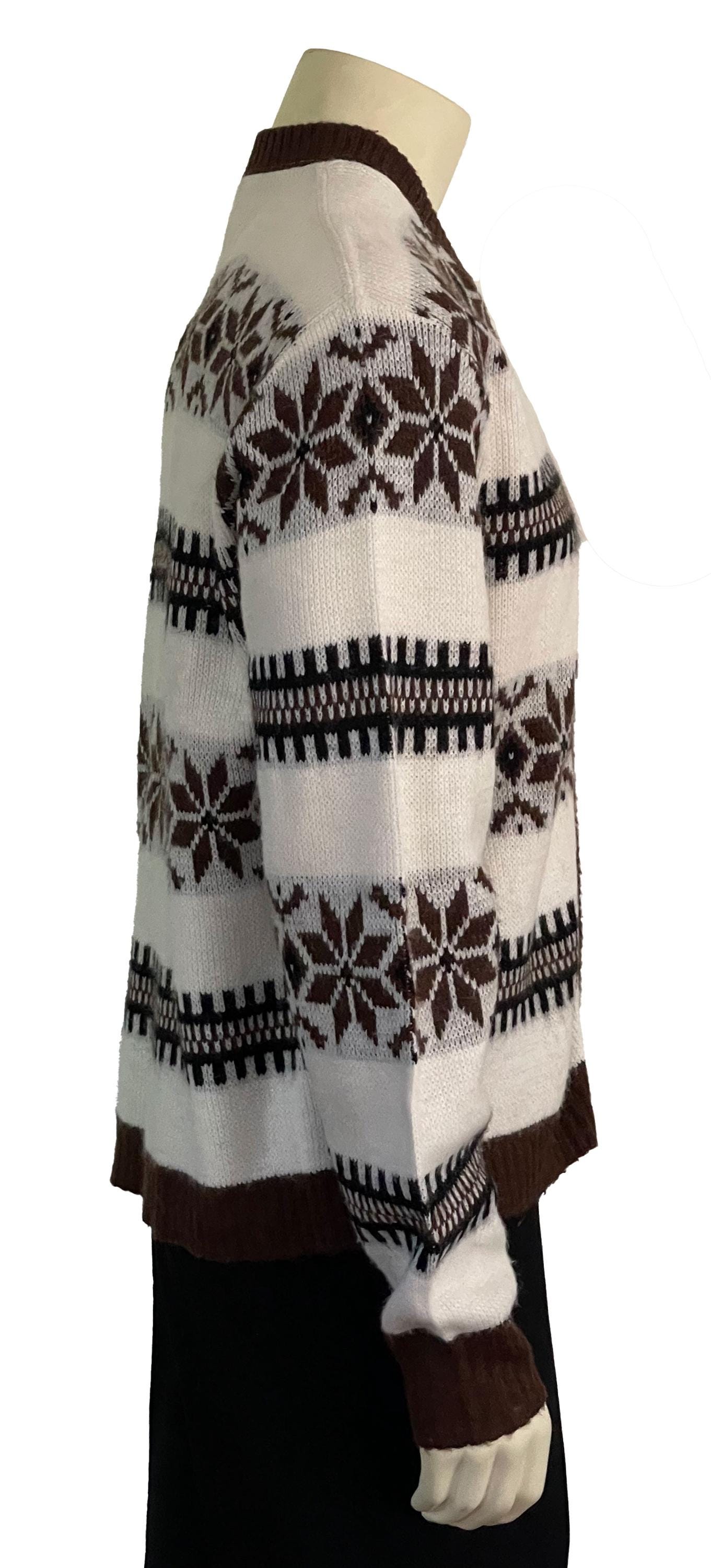 Vintage 1960s Zipper Cardigan Sweater - Etsy