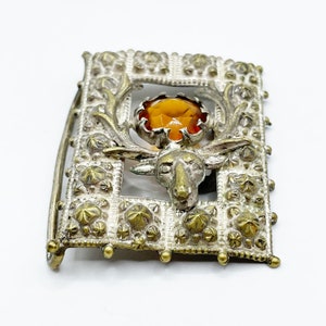 Vintage 1930s Scottish Style Belt Buckle