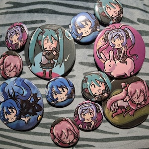 Rabbit Hole Miku Pin - Etsy