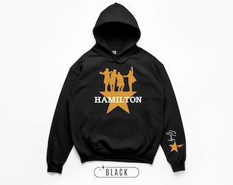 Personalized Hamilton Hoodie: Custom Name Hamilton Swetshirt, Adult & Youth, S - 3XL