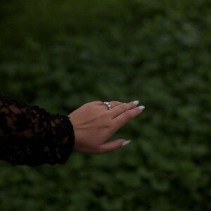 Bubble Ring Chunky Statement Ring Sterling Silver Puffy Cloud Ring Modern Jewelry Gift image 9