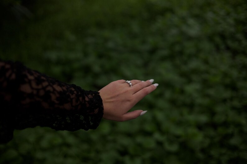Bubble Ring Chunky Statement Ring Sterling Silver Puffy Cloud Ring Modern Jewelry Gift image 8