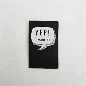 Sewing Labels for Quilting | Garment Makers | Woven Tags for Quilters & Crafters - YEP! I Made It Sewing Labels