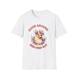 Funny Chicken Shirt – Charming Chicken Graphic Tee–Farm Life T-Shirt– Crazy Chicken Lady Gift– Rustic Poultry Lover Shirt–with Free Shipping