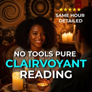 Same-Hour Clairvoyant Psychic Reading: Telepathic Insight & Guidance