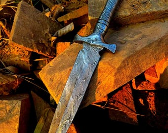 Custom Dagger/Handmade Dagger/Damascus body DAGGER/Camping knife/Viking knife/Wadding Gift/Every Carry/Happy Occasion/Best Gift USA/Man GIFT