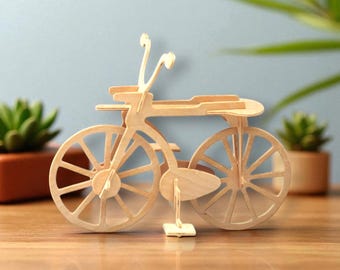 Bicycle Laser Cut Design | Bicycle DXF CDR  DWG File for Digital Download.