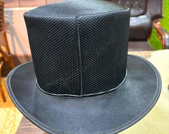 Handgefertigte Echtleder Zylinder Steampunk Viktorian Cosplay