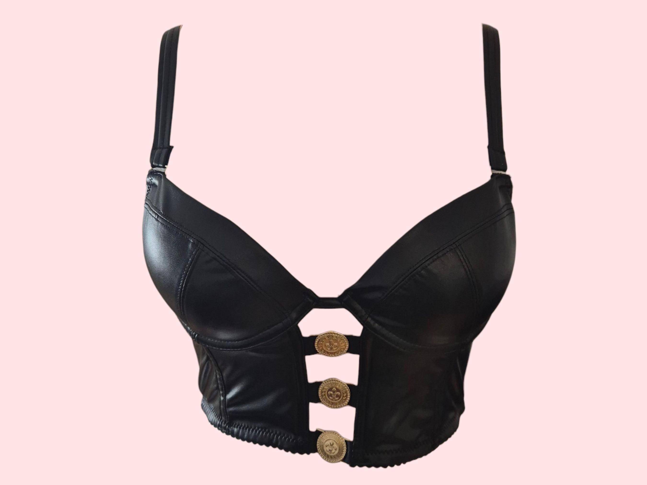 Leather Bralette Canada