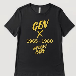 3 Colors - Generation X Digital Download | DIY Printable Design for Apparel, Mugs, Home Décor & More