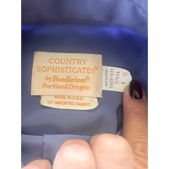Vintage Country Sophisticates by Pendleton Periwi… - image 5