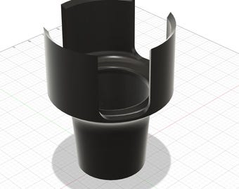Car Cup Holder Adapter | 3D PRINTABLE DIGITAL FILE | Fits 64oz Stanley Tumbler