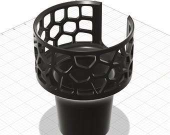 Adaptador para portavasos de coche / Archivo digital imprimible en 3D / Compatible con vaso Stanley de 64 oz