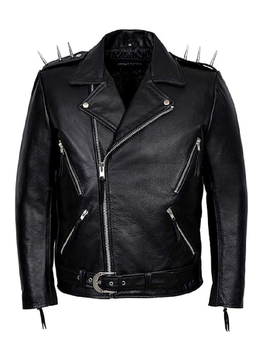 Ghost Rider Nicolas Cage Motorcycle Leather Jacket – Deadshot