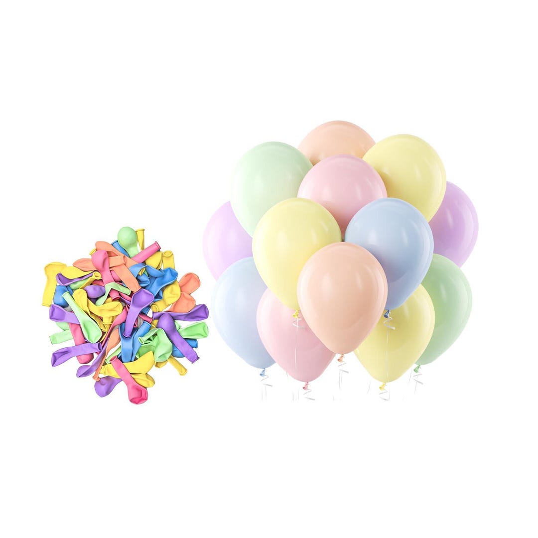 150-pack Pastel Latex Party Balloons, 5-inch Spring Macaron Helium ...