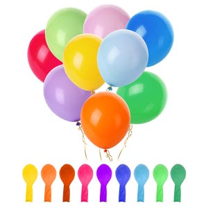 54-Pack 12-Inch Party Balloons – Assorted Vibrant Colors for All Occasions