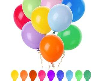 54-Pack 12-Inch Party Balloons – Assorted Vibrant Colors for All Occasions