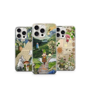 Moomin Phone Case Whimsical Snufkin Cottagecore Phone Case Aesthetic Nature Travel Vibes iPhone And Samsung Phone Case Snufkin Phone Case 1
