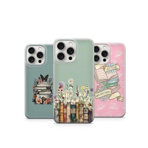 Retro Book Lover Phone Case Girly Phone Case Book Phone Case Introvert Reading Gift Samsung Phone Case iPhone Phone Case Book Phone Case 1