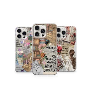 Retro Book Lover Phone Case Girl Phone Case Book Phone Case Introvert Reading Gift Samsung Phone Case iPhone Phone Case Book Phone Case 6