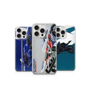 Sportbike Rider Art Phone Case  Cool Motorcycle Design Biker Gift Dark Aesthetic iPhone  Samsung Case Motorcycle Phone Case 3