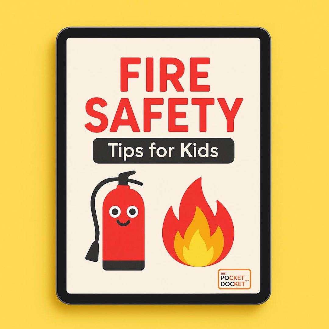 Fire Safety Tips for Kids | Printable Safety Worksheets | Home & School ...