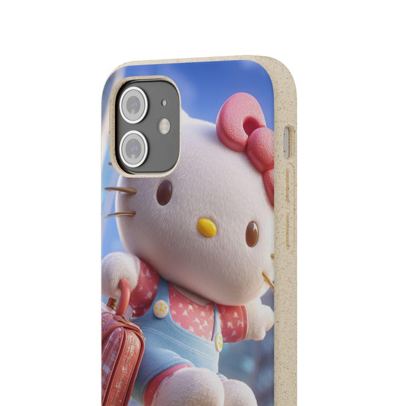Milieuvriendelijk Hello Kitty-telefoonhoesje B afbeelding 1
