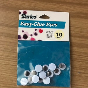14 Piece Glue On Googly Eyes 10mm