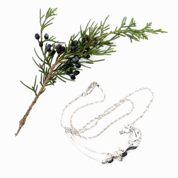 Figural Mustangs Statement Necklace - Solid Sterl… - image 7