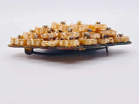 Early Unsigned Miriam Haskell Costume Brooch - Se… - image 6