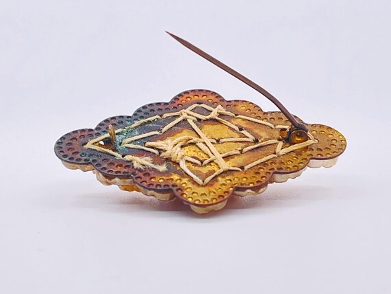 Early Unsigned Miriam Haskell Costume Brooch - Se… - image 10