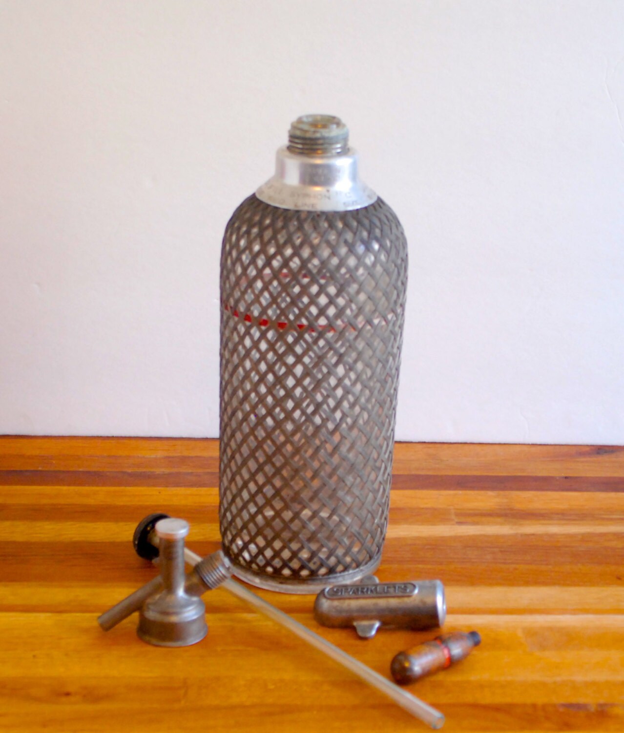 Mesh Soda Spritzer Bottle Seltzer Water Etsy
