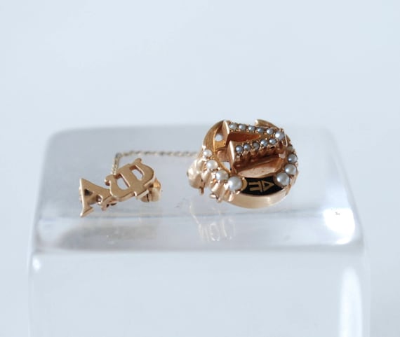 Lambda Chi Alpha Pin - Brother Badge - 2 Part Con… - image 2