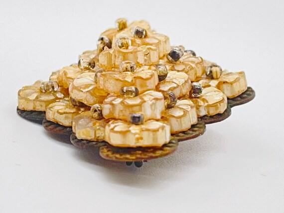 Early Unsigned Miriam Haskell Costume Brooch - Se… - image 4