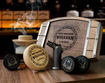 Buy Whiskey Smoker Set With Premium Wood Box, Personalized